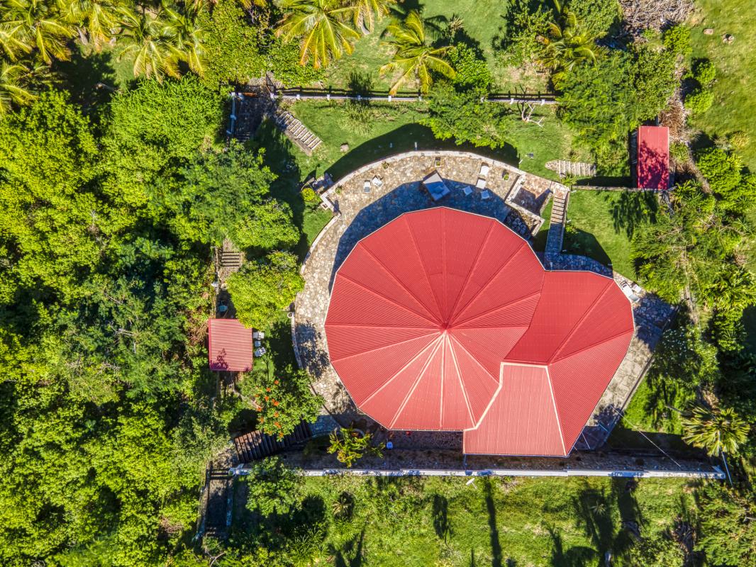 Location villa vue mer aux Saintes Guadeloupe-vue du ciel-9